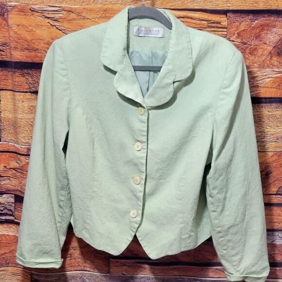 Womens Linen Jacket  - Picture 1 of 8